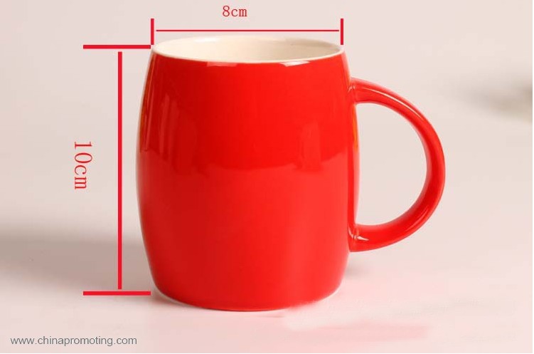 350ml Belly shape ceramic coffee mug/cup