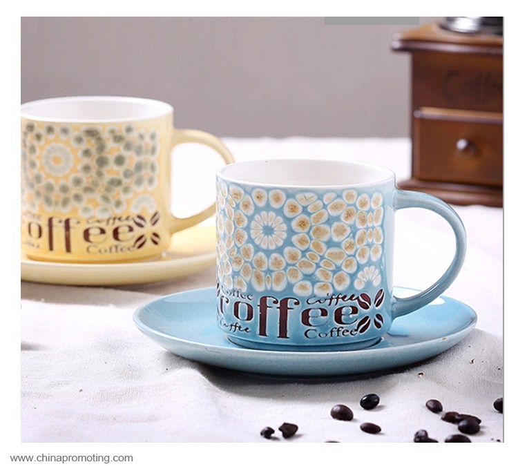  hand painted custom ceramic coffee mug