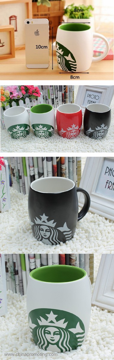 400ml promotional starbucks ceramic mug 