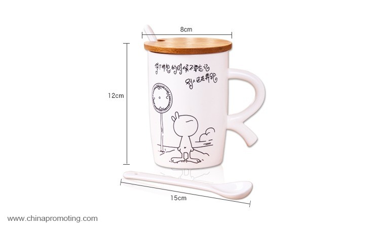 Creative lovely ceramic mug 