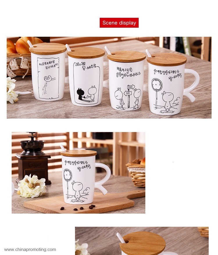 Creative lovely ceramic mug 