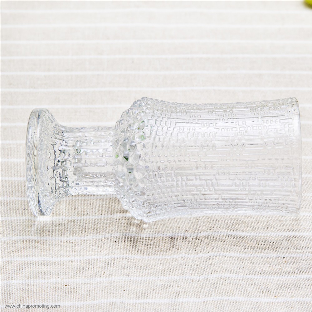 candle holder glass with stem