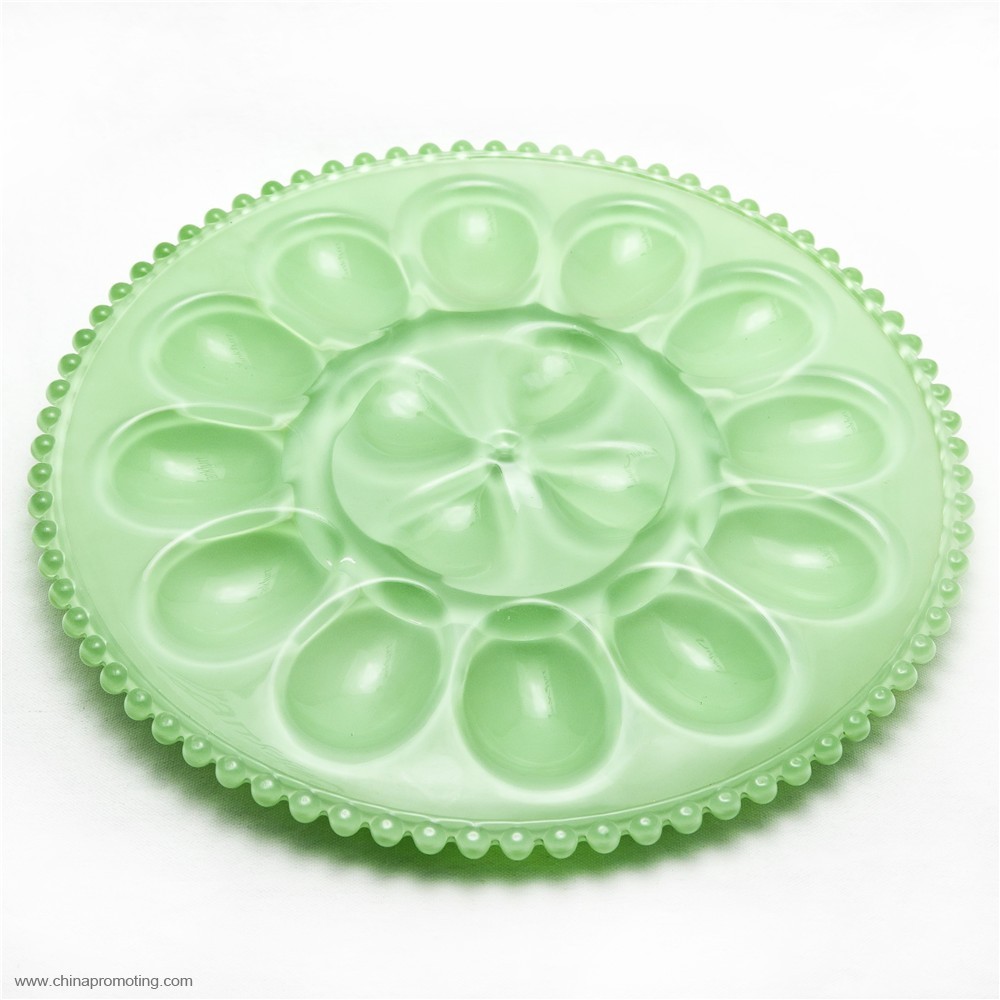 Green jade dinner plate