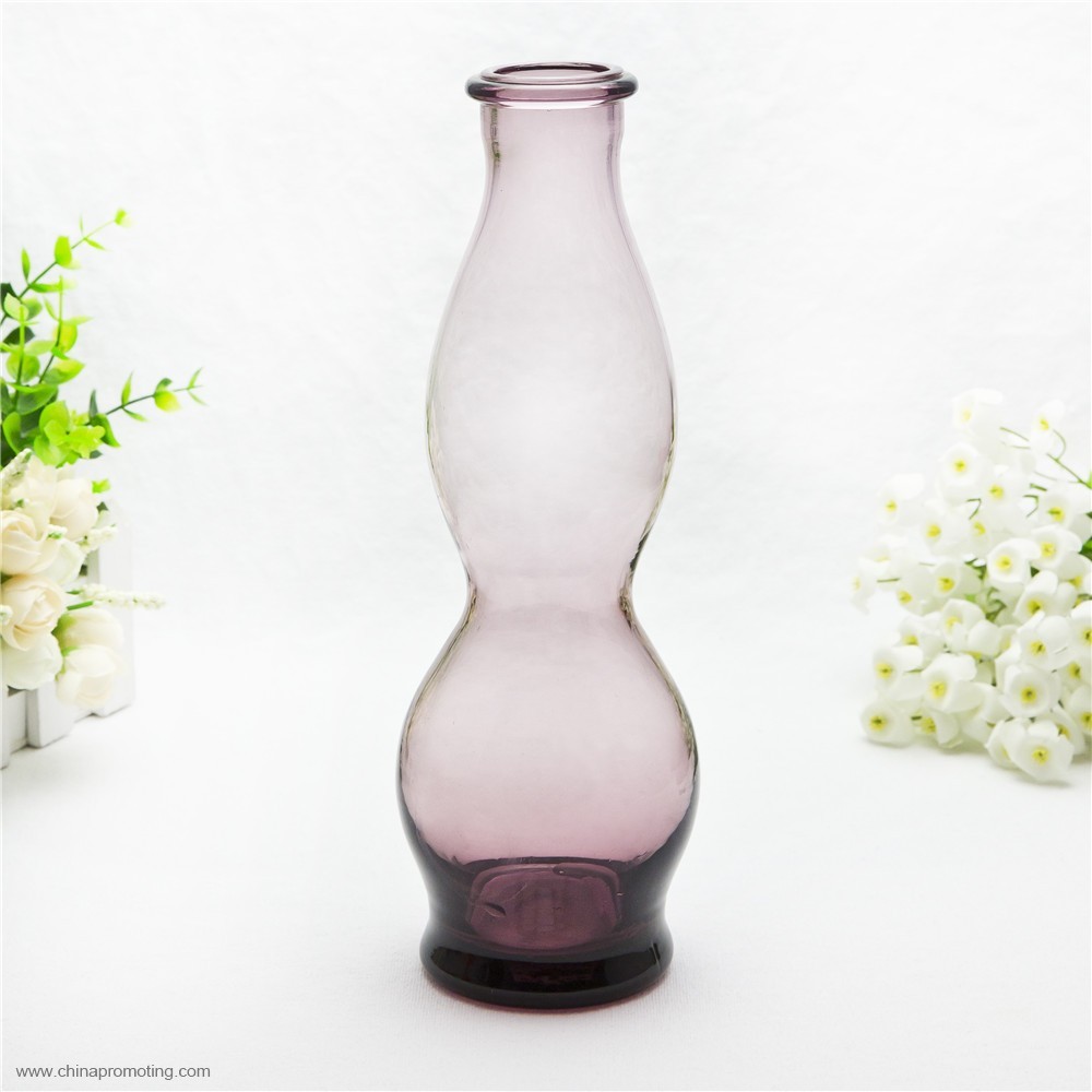 calabash shape glass vase