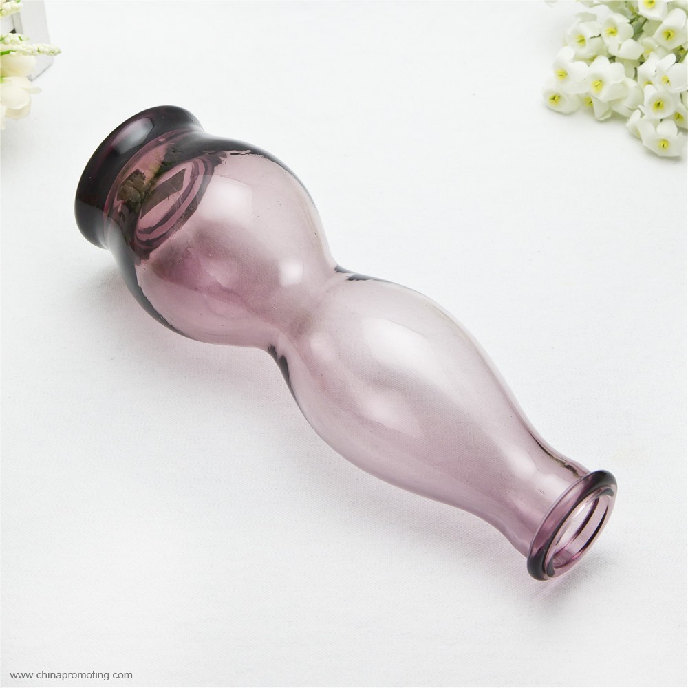 calabash shape glass vase