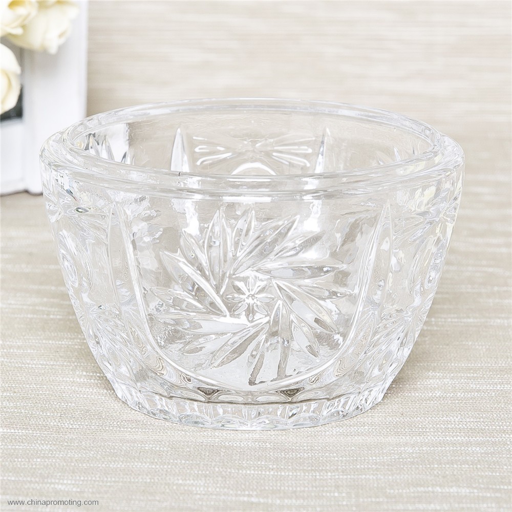 edd shape glass storage jar with lid