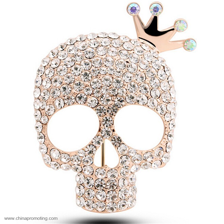 Skull Shape Custom Badge Lapel Pins