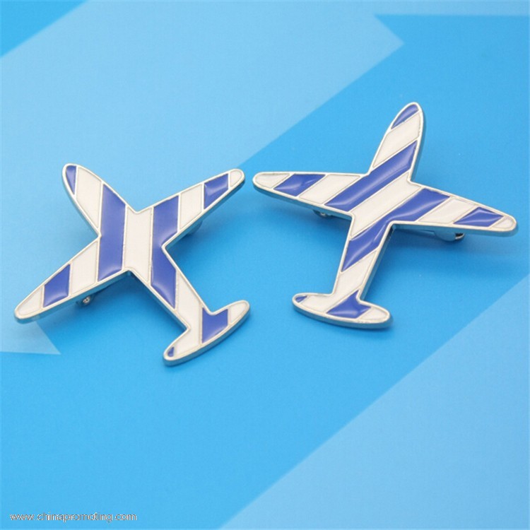 Mini Plane Shape Badge Lapel Pins