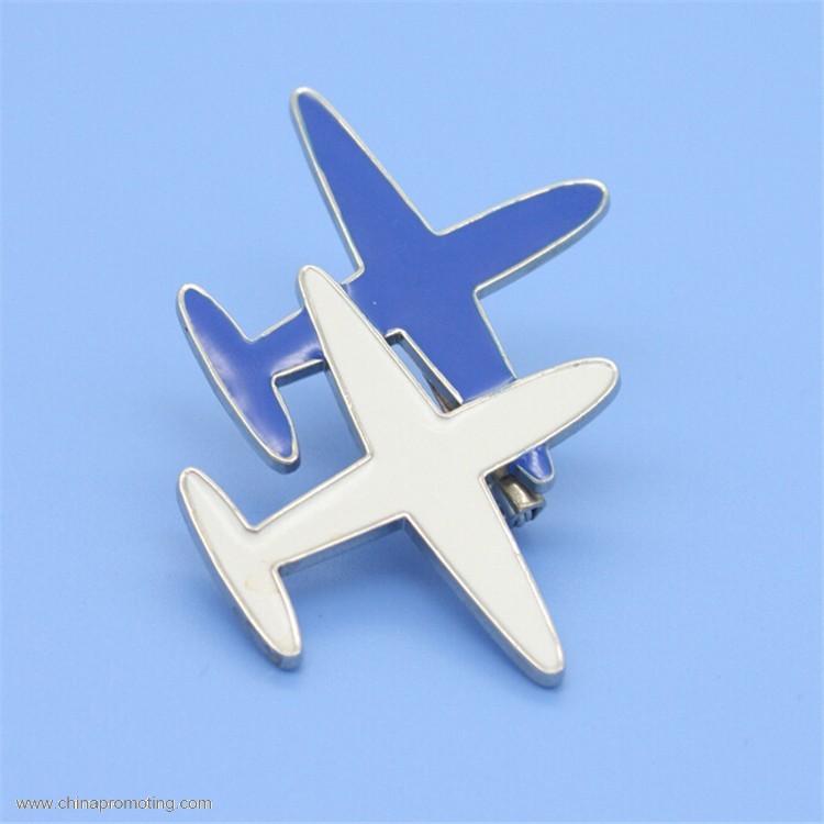 Mini Plane Shape Badge Lapel Pins