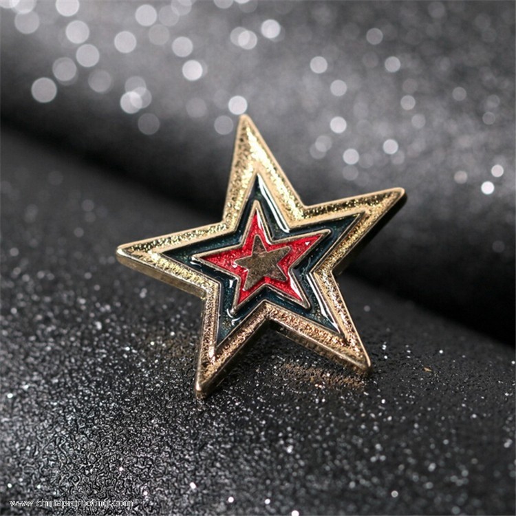 Star Shirt Badge Lapel Pins