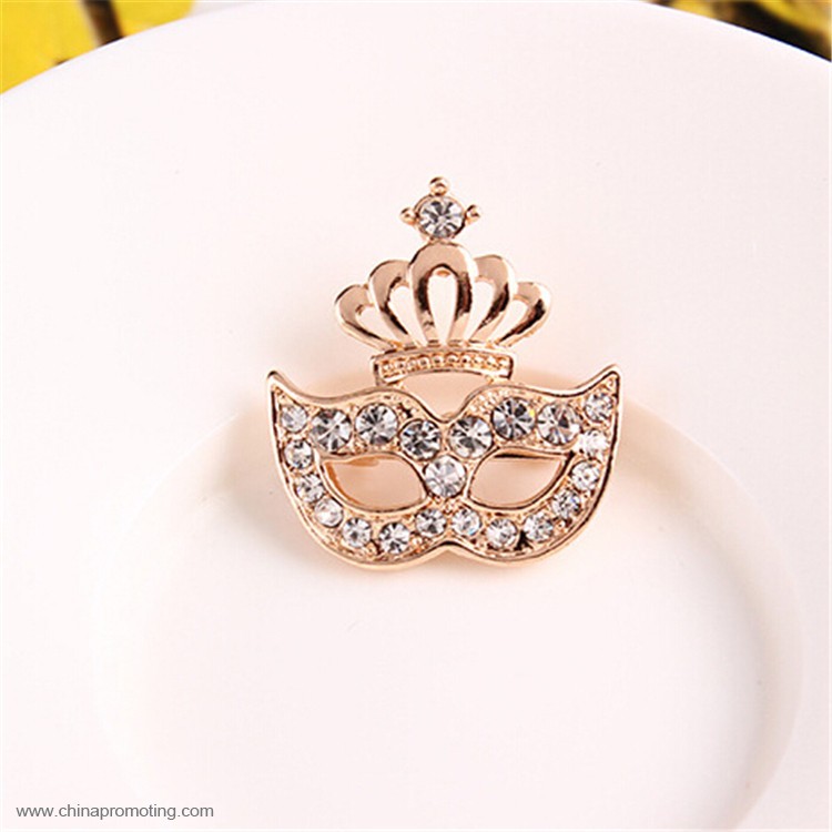  Crown Mask Badge Lapel Pins