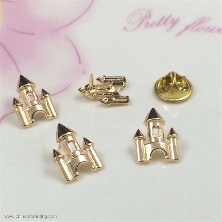 Castle Shape Enamel Lapel Badge Pins