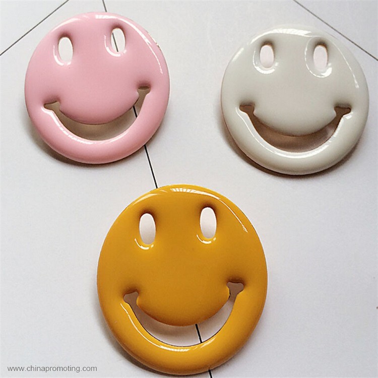 Smile Face Metal Badge Lapel Pins