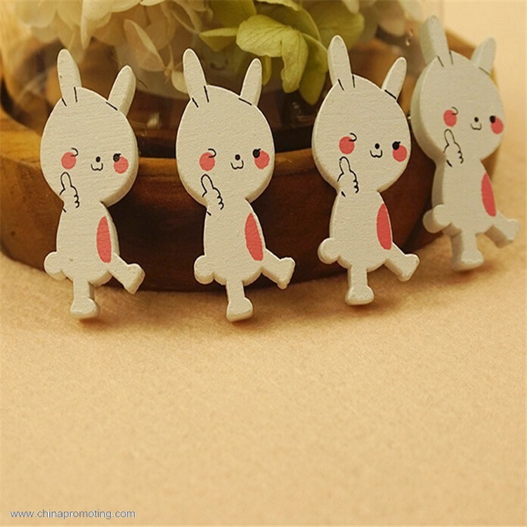 Rabbit Shape Lapel Clothes Pins