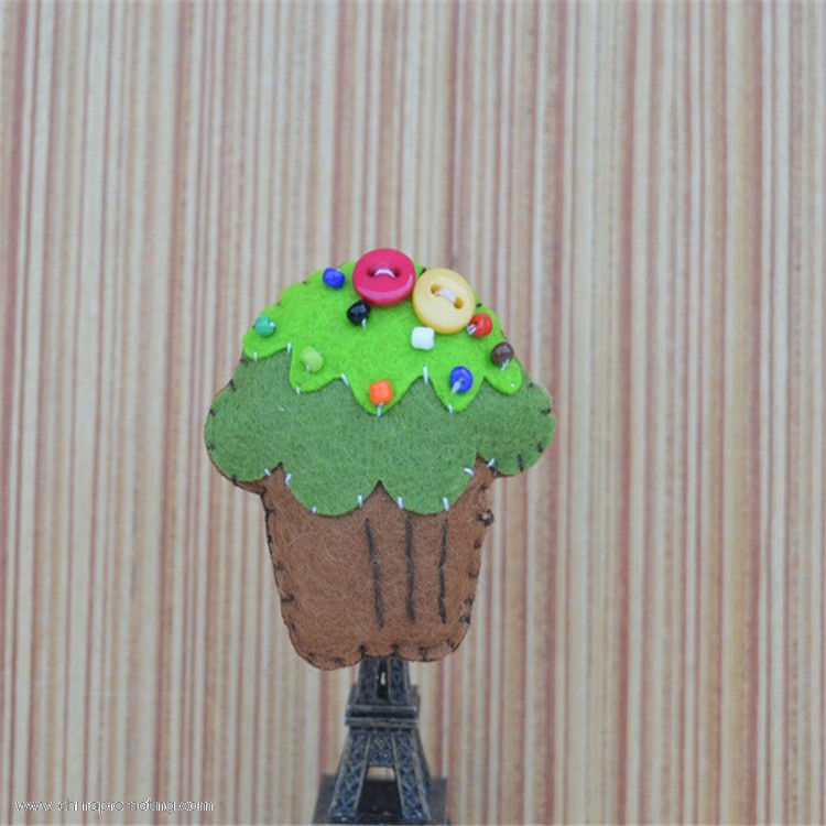Fabric Fruit Shape Badge Lapel Pin