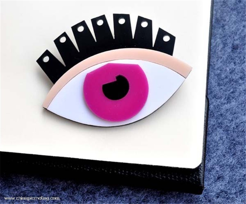 eyes plastic lapel pins