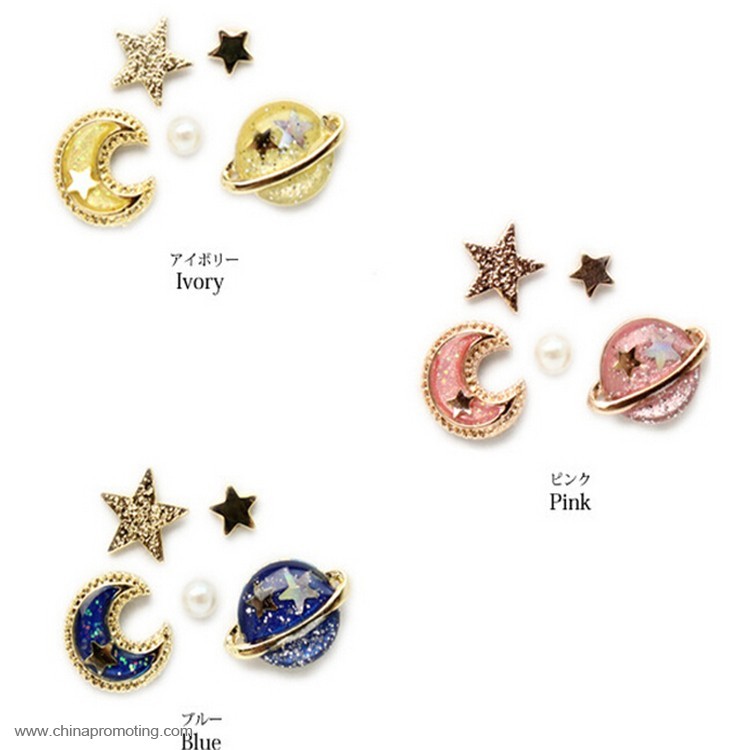 Star and Moon Fashion Gift Lapel Pin