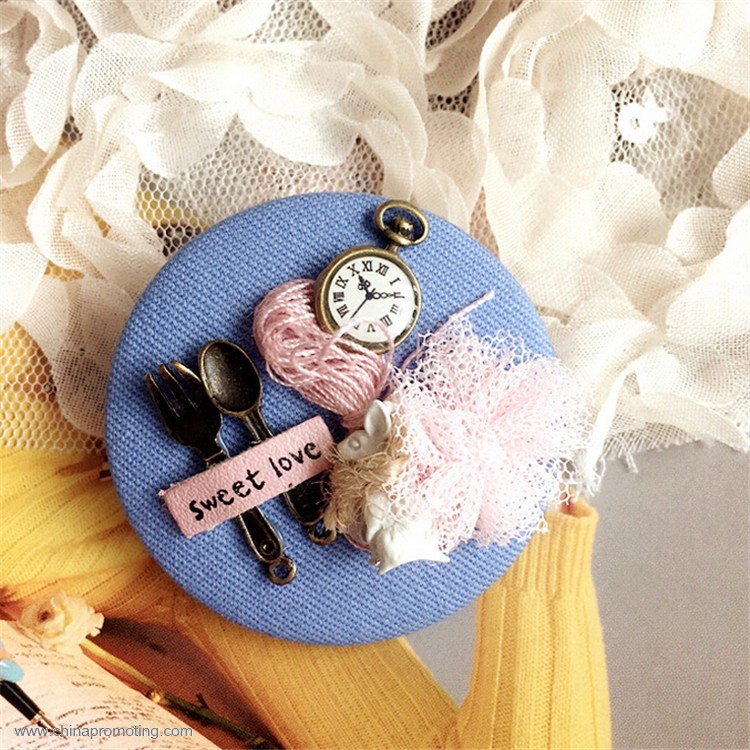  Fabric Women Shirt Lapel Pin