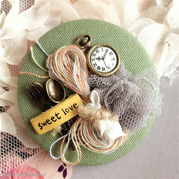  Fabric Women Shirt Lapel Pin