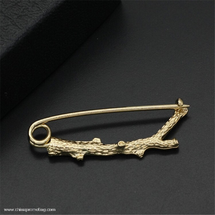  Plated Tree Branches Gentleman Metal Lapel Pin