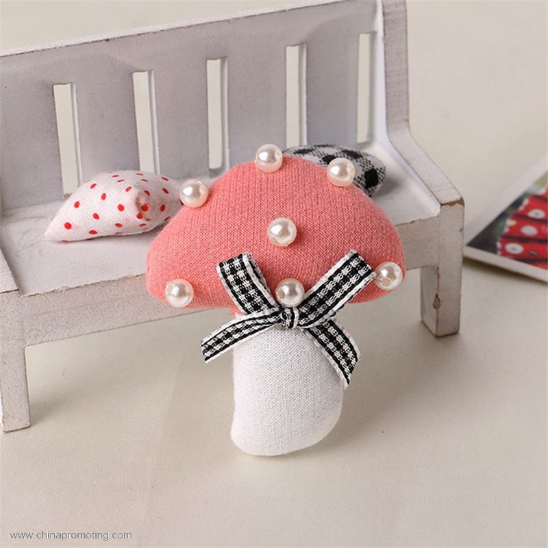  mushroom shape fabric pin children lapel pins 