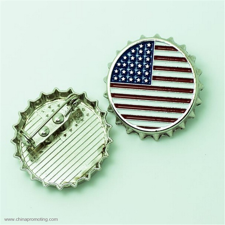  Flag Shirt Custom Metal Pin Badge