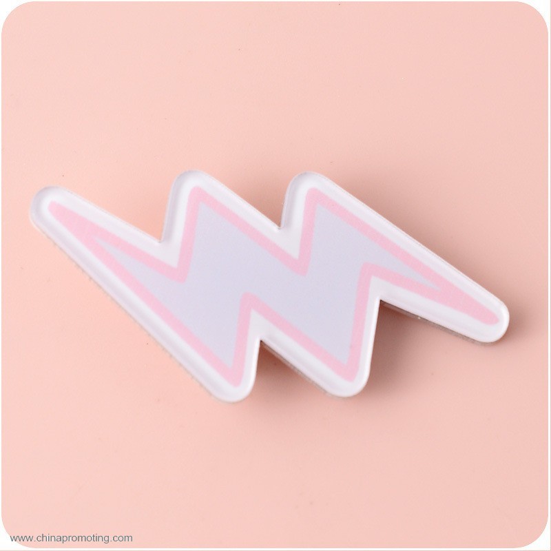  cute shaped plastic cloth lapel pin