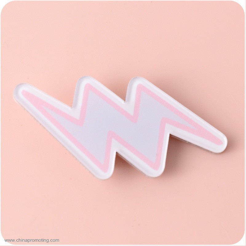  cute shaped plastic cloth lapel pin