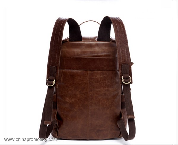  vintage waterproof notebook leather backpack