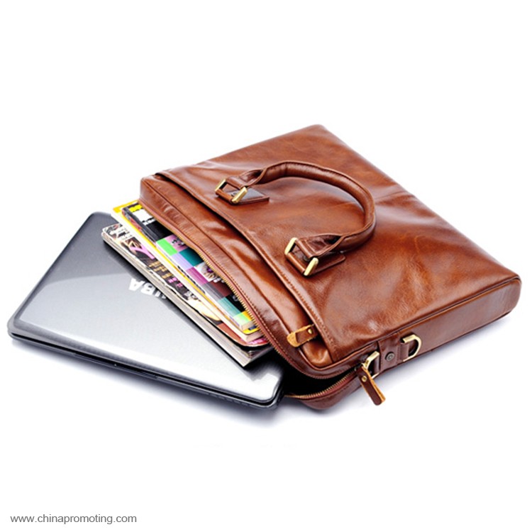  men laptop computer genuine leather bag