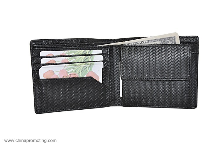 carbon fiber genuine leather wallet