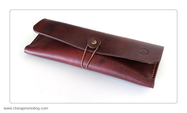 Hand-Stitched Leather Glasses Case