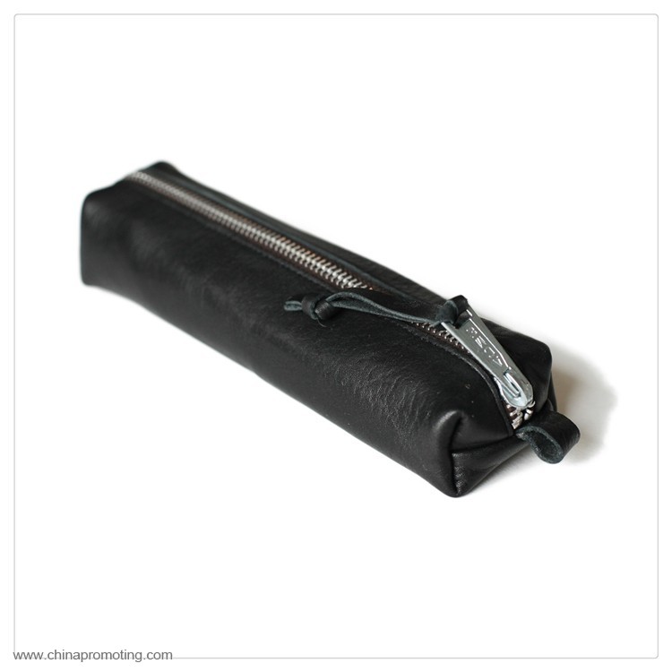  Leather Pen Bag with Zipper