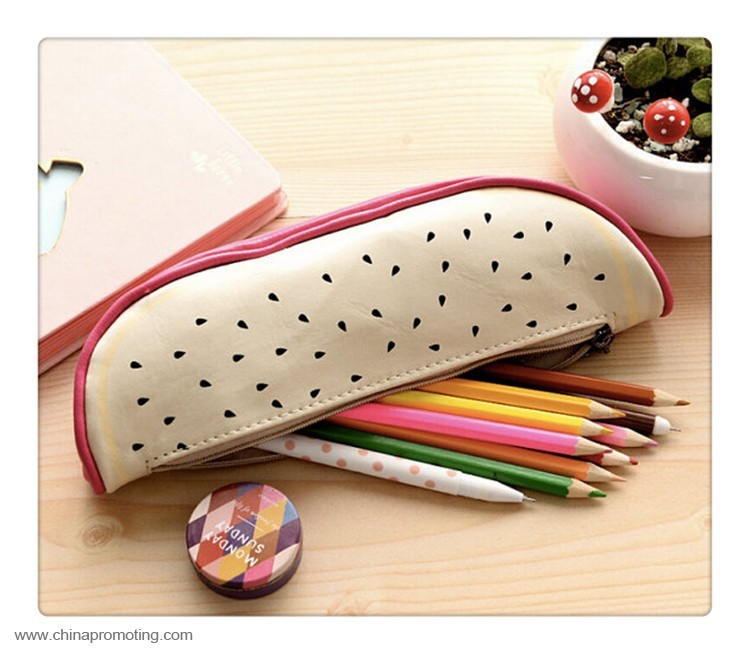  Leather Fruit Food Pencil Case