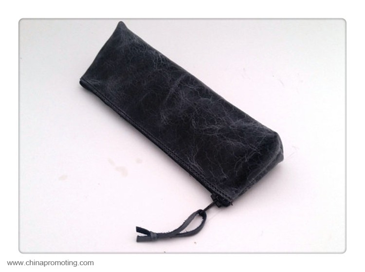  Leather Advertising Pencil Case with Custom Logo