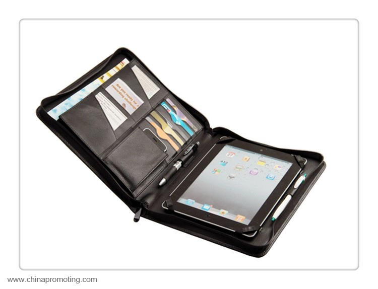  Leather Portfolio Black for iPad