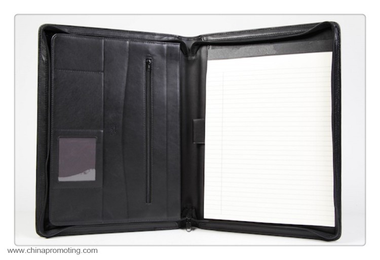 Leather Portfolio with Notepad