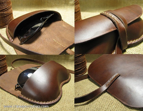  eye glasses case with band closure