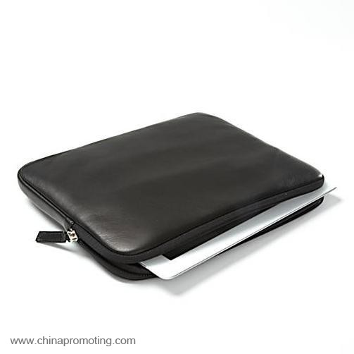 leather 12"laptop sleeve 
