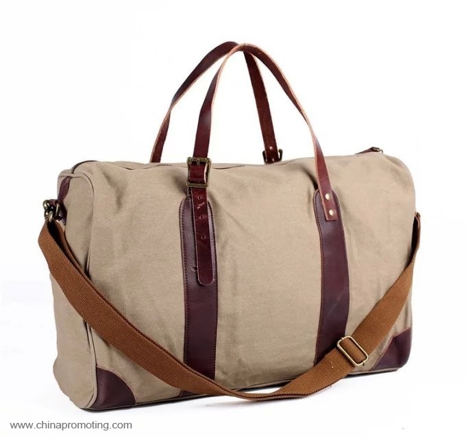 Vintage canvas travel bag