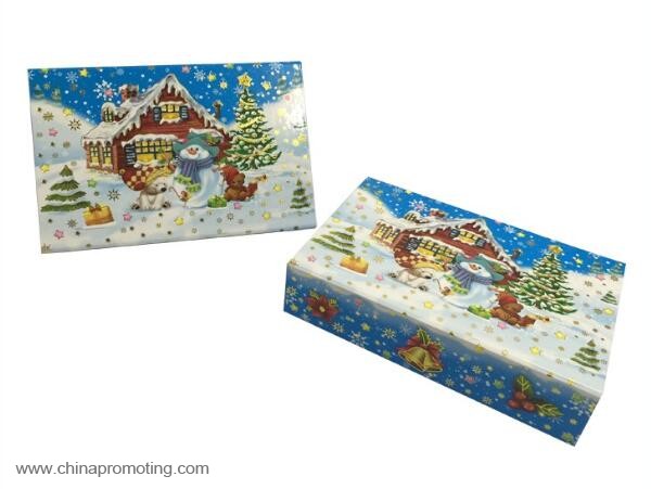 3D Christmas Gift Box 