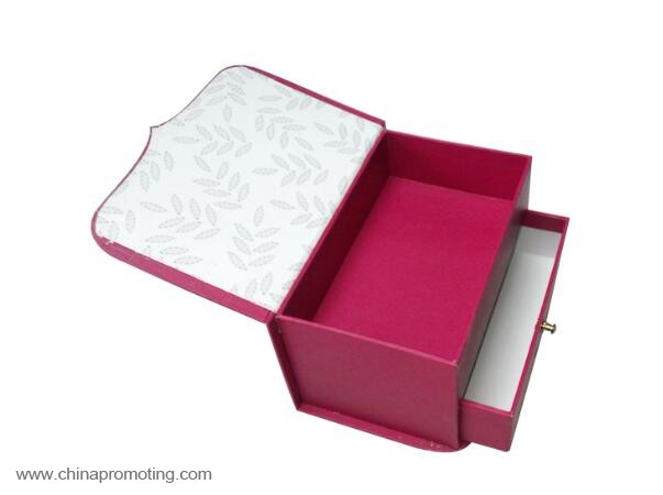 Drawer Box Printed Matt Lamination With Handle Gift Box